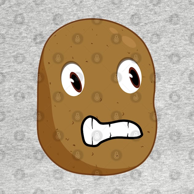 cute annoyed spud potato by AbstractA